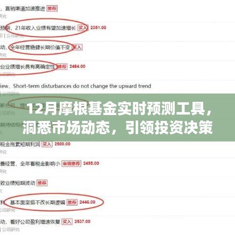 摩根基金实时预测工具，洞悉市场，引领投资决策