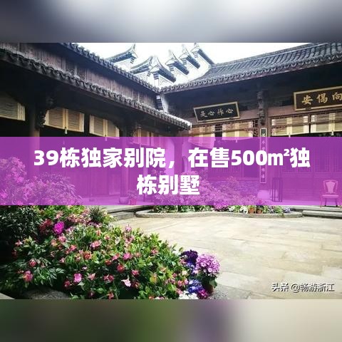 39栋独家别院，在售500㎡独栋别墅
