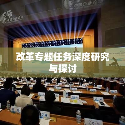 改革专题任务深度研究与探讨