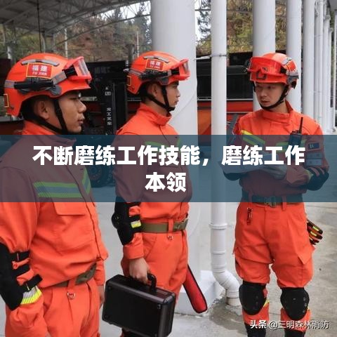 不断磨练工作技能，磨练工作本领 