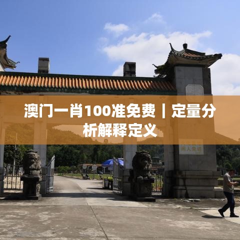 澳门一肖100准免费｜定量分析解释定义