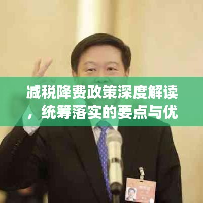 减税降费政策深度解读，统筹落实的要点与优势分析