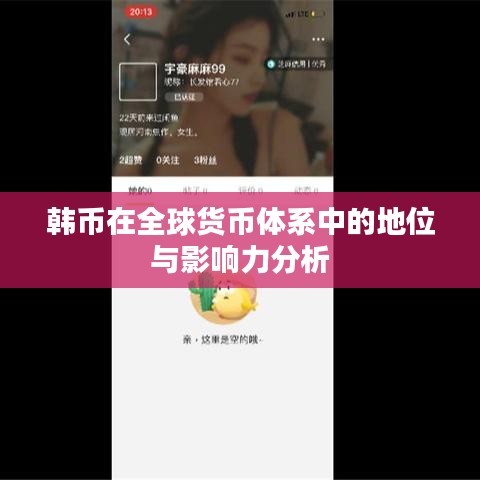 韩币在全球货币体系中的地位与影响力分析