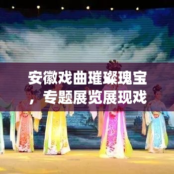 安徽戏曲璀璨瑰宝，专题展览展现戏曲艺术的传承与魅力