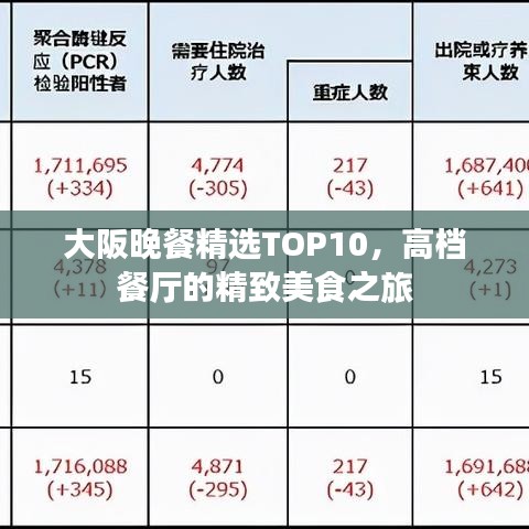 大阪晚餐精选TOP10，高档餐厅的精致美食之旅