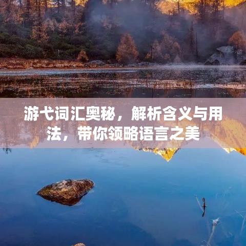 游弋词汇奥秘，解析含义与用法，带你领略语言之美