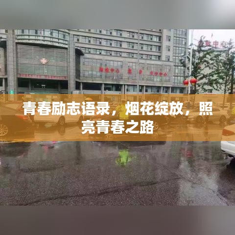 青春励志语录，烟花绽放，照亮青春之路