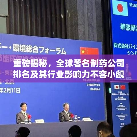 重磅揭秘，全球著名制药公司排名及其行业影响力不容小觑！