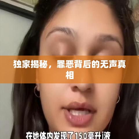 独家揭秘，罪恶背后的无声真相