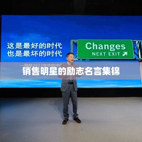 销售明星的励志名言集锦