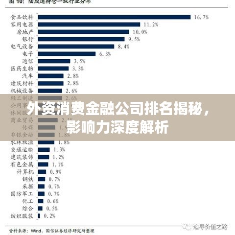 外资消费金融公司排名揭秘，影响力深度解析