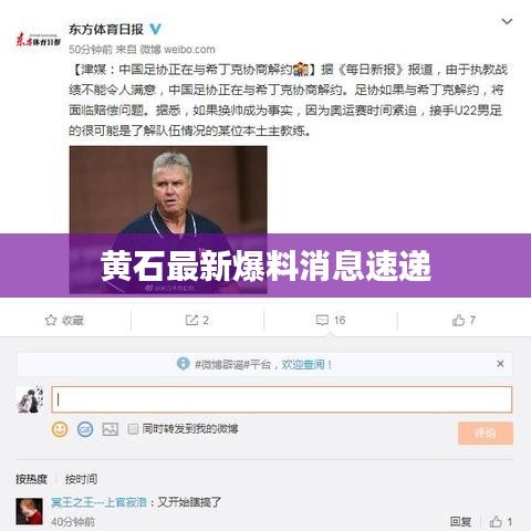黄石最新爆料消息速递
