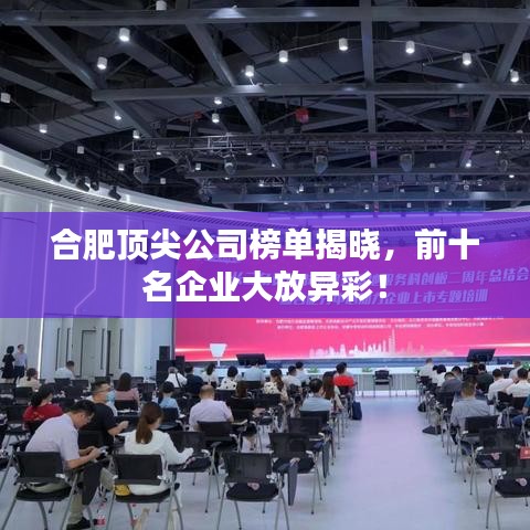 合肥顶尖公司榜单揭晓，前十名企业大放异彩！