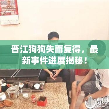 晋江狗狗失而复得，最新事件进展揭秘！