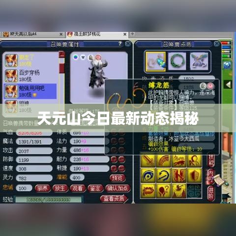 天元山今日最新动态揭秘
